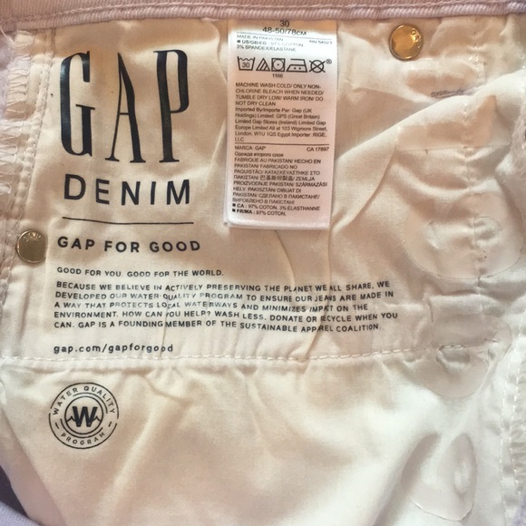 GAP lavender 3” Short Raw Hem Jean Shorts - Picture 8 of 10